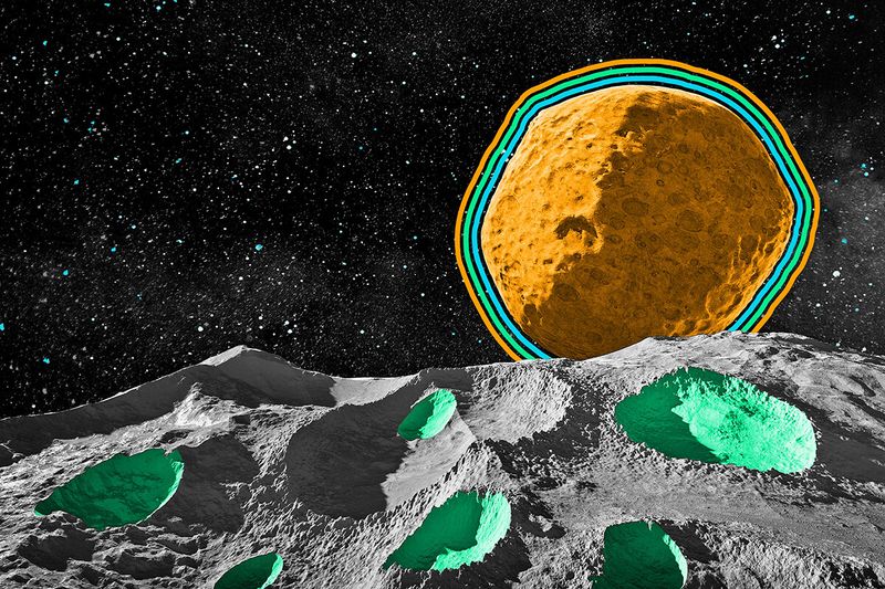 Some asteroids have moons.