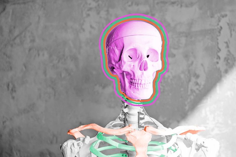 The human skull never fully stops growing.