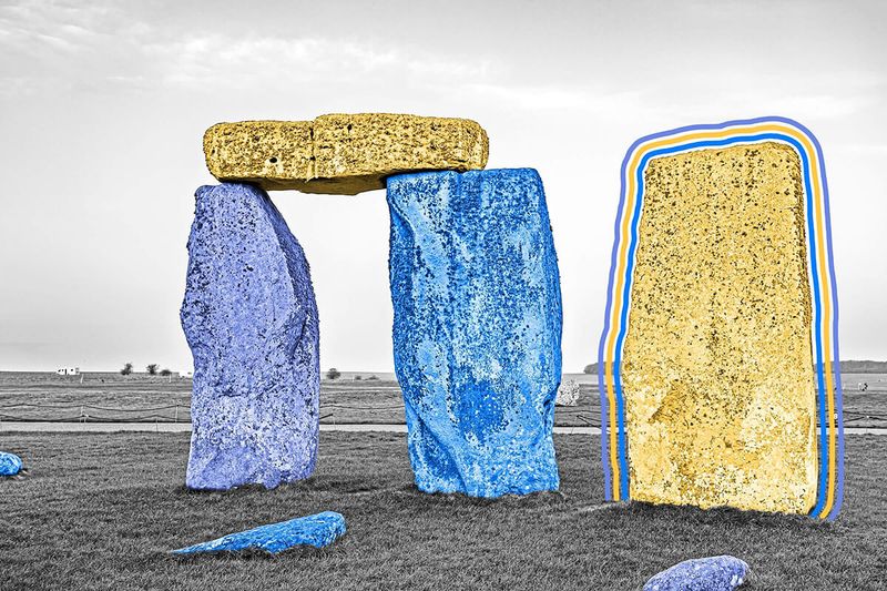 Some of the stones at Stonehenge came from 150 miles away.