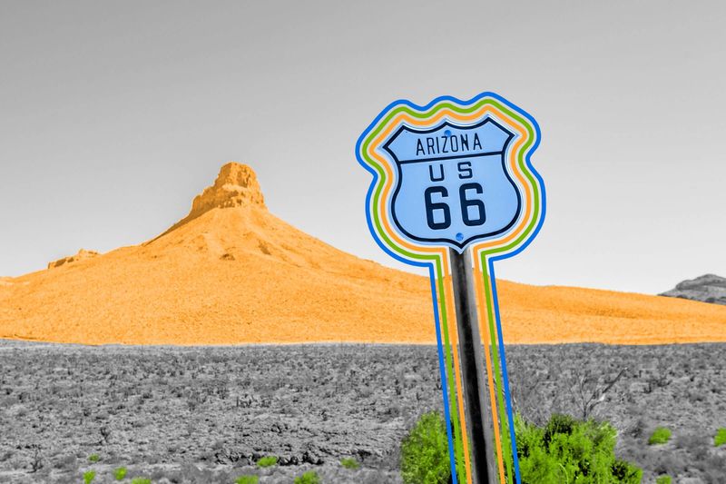 A stretch of Route 66 once played “America the Beautiful” as you drove over it.