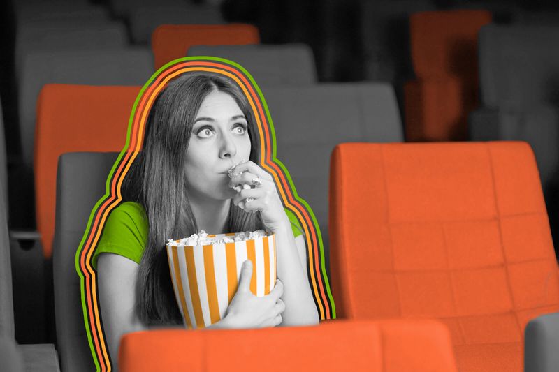 Watching a scary movie can burn as many calories as exercise.