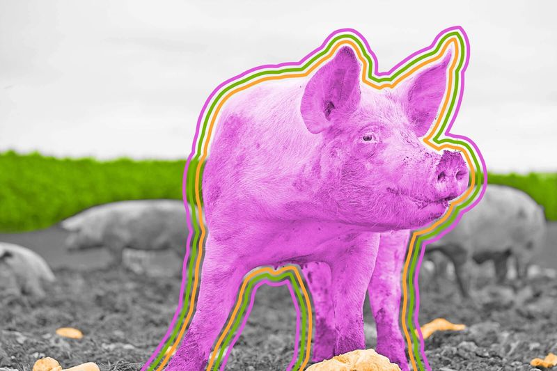 Pigs don’t really sweat.