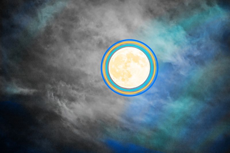 Some cultures see a frog (or a rabbit) on the moon.