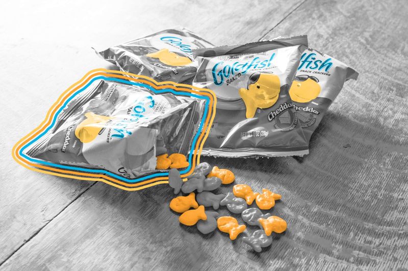Goldfish crackers are shaped like fish because the inventor’s wife was a Pisces.