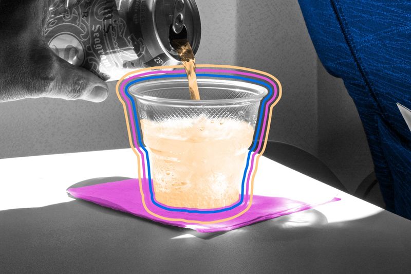 Ginger ale actually does taste different on an airplane.