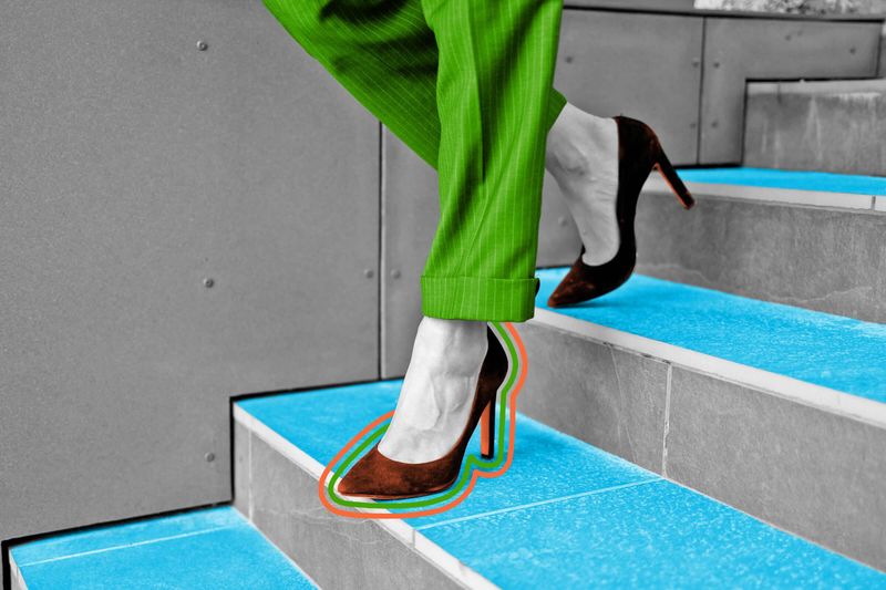High-heeled shoes exert more pressure on the ground than a skyscraper.