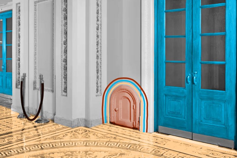 The U.S. Capitol has strange tiny doors.